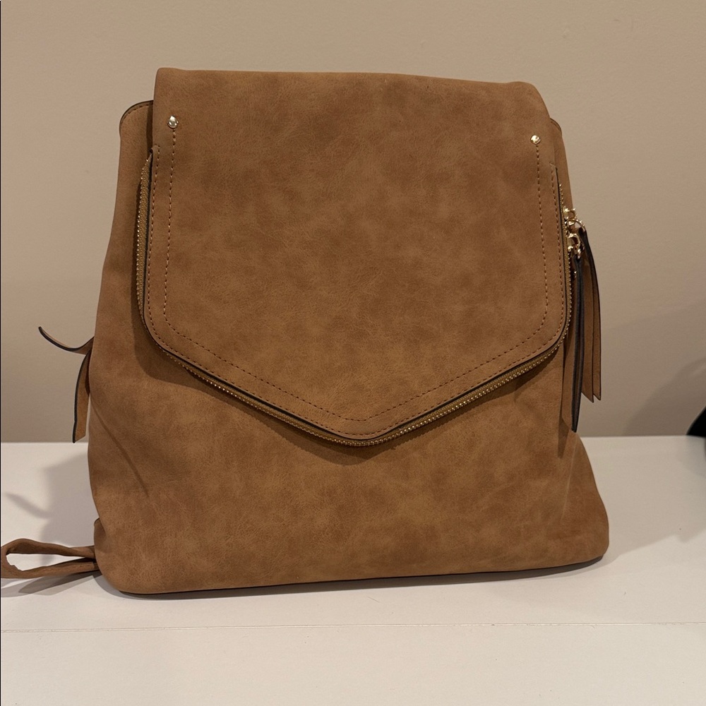 Elegant Tan Backpack